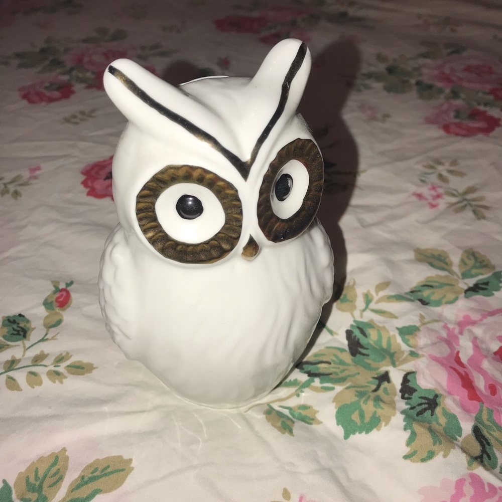 Owl Porcelain Piggy Bank